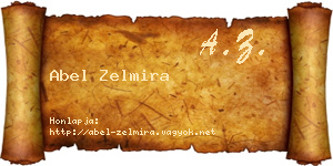 Abel Zelmira névjegykártya
